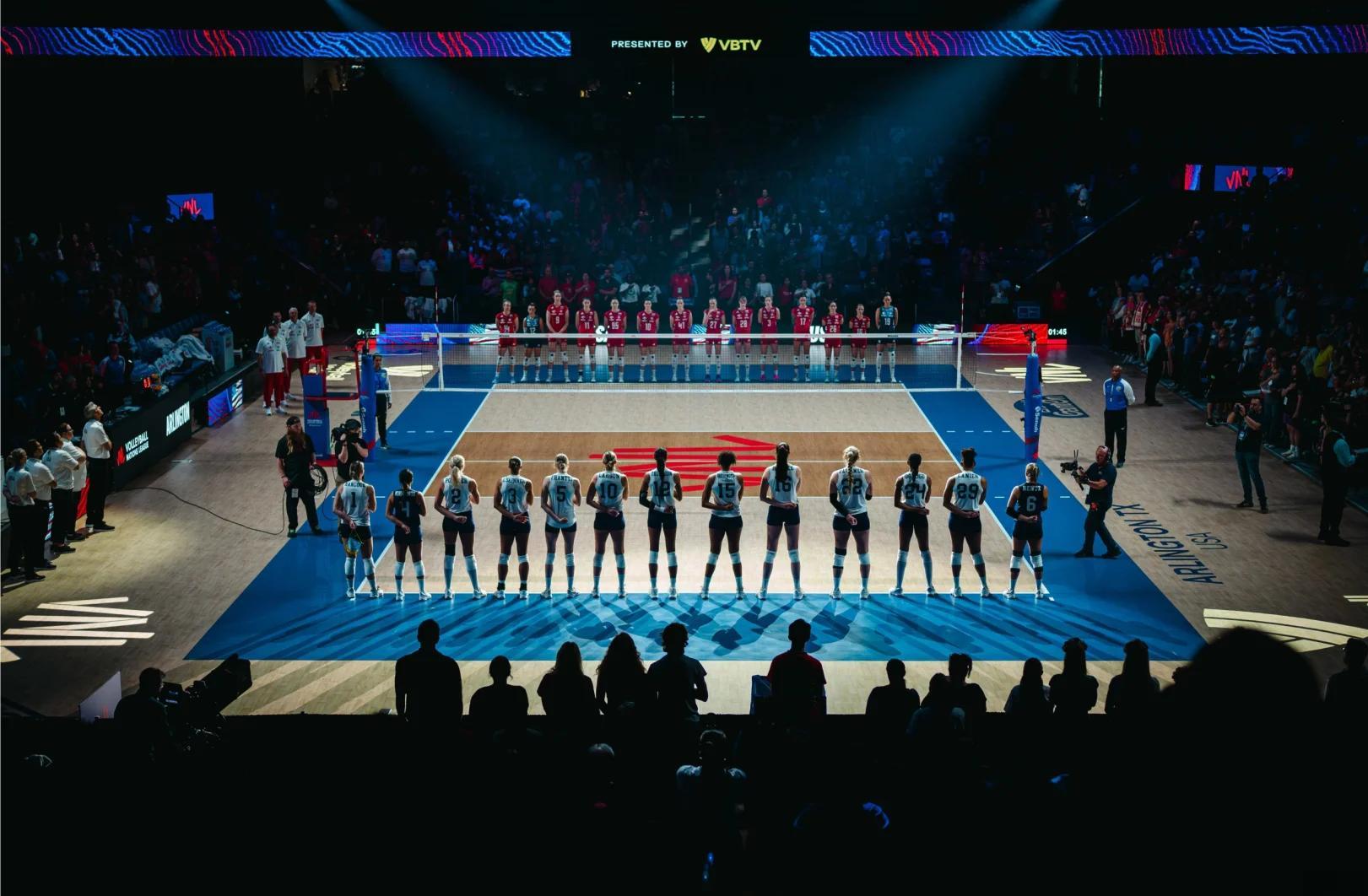 加拿大击败波兰队夺得排球胜利