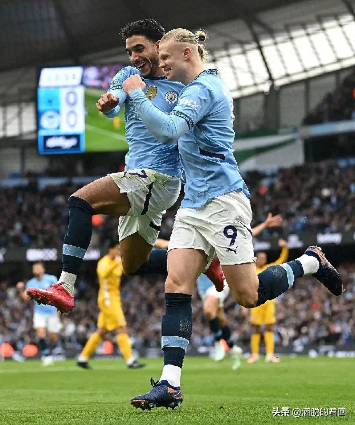 曼城雄鹰展翅，在欧冠比赛中独领风骚