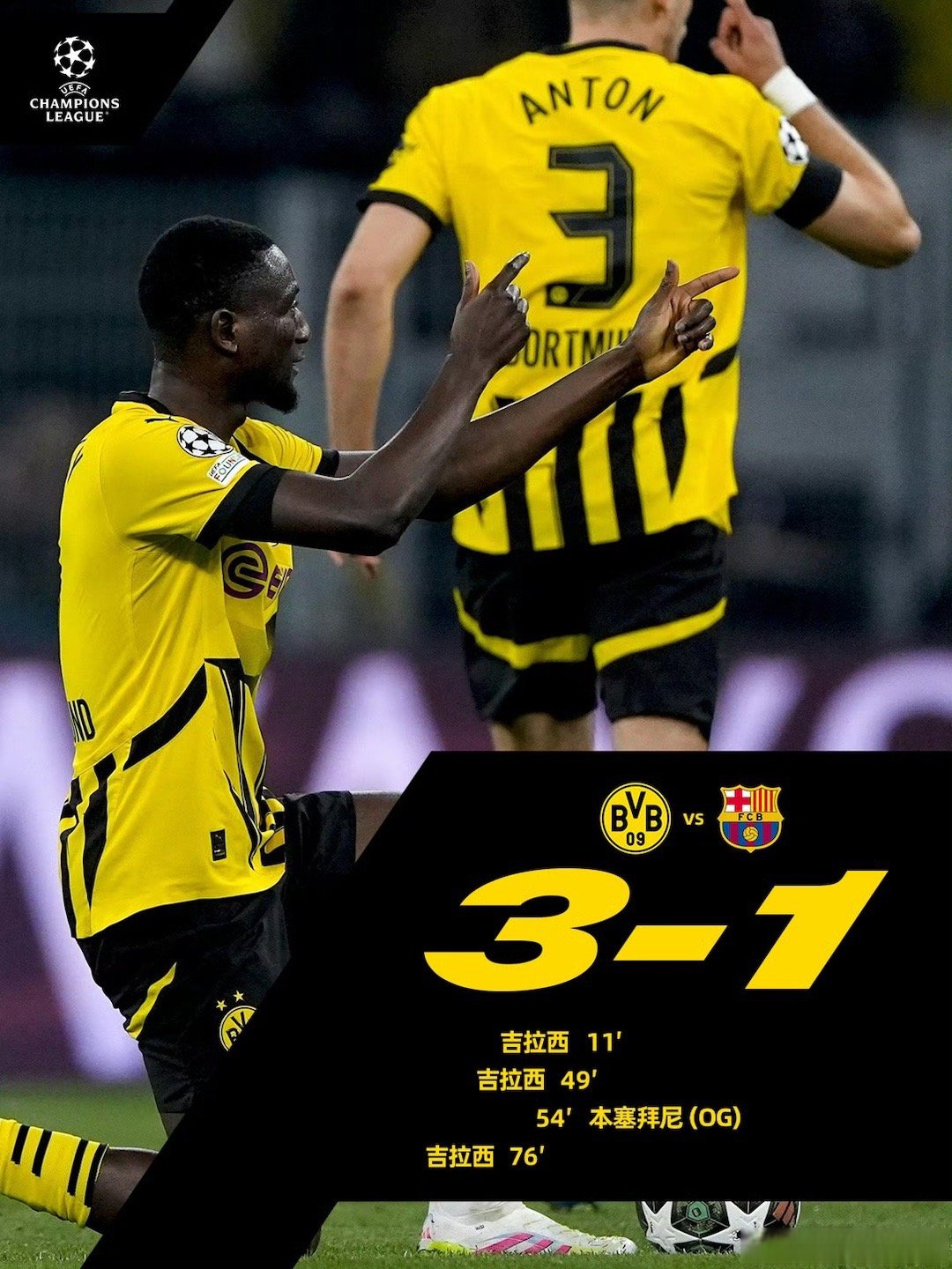 关于雷恩逆袭多特蒙德,意外晋级淘汰赛的信息 关于雷恩逆袭多特蒙德,意外晋级淘汰赛的信息